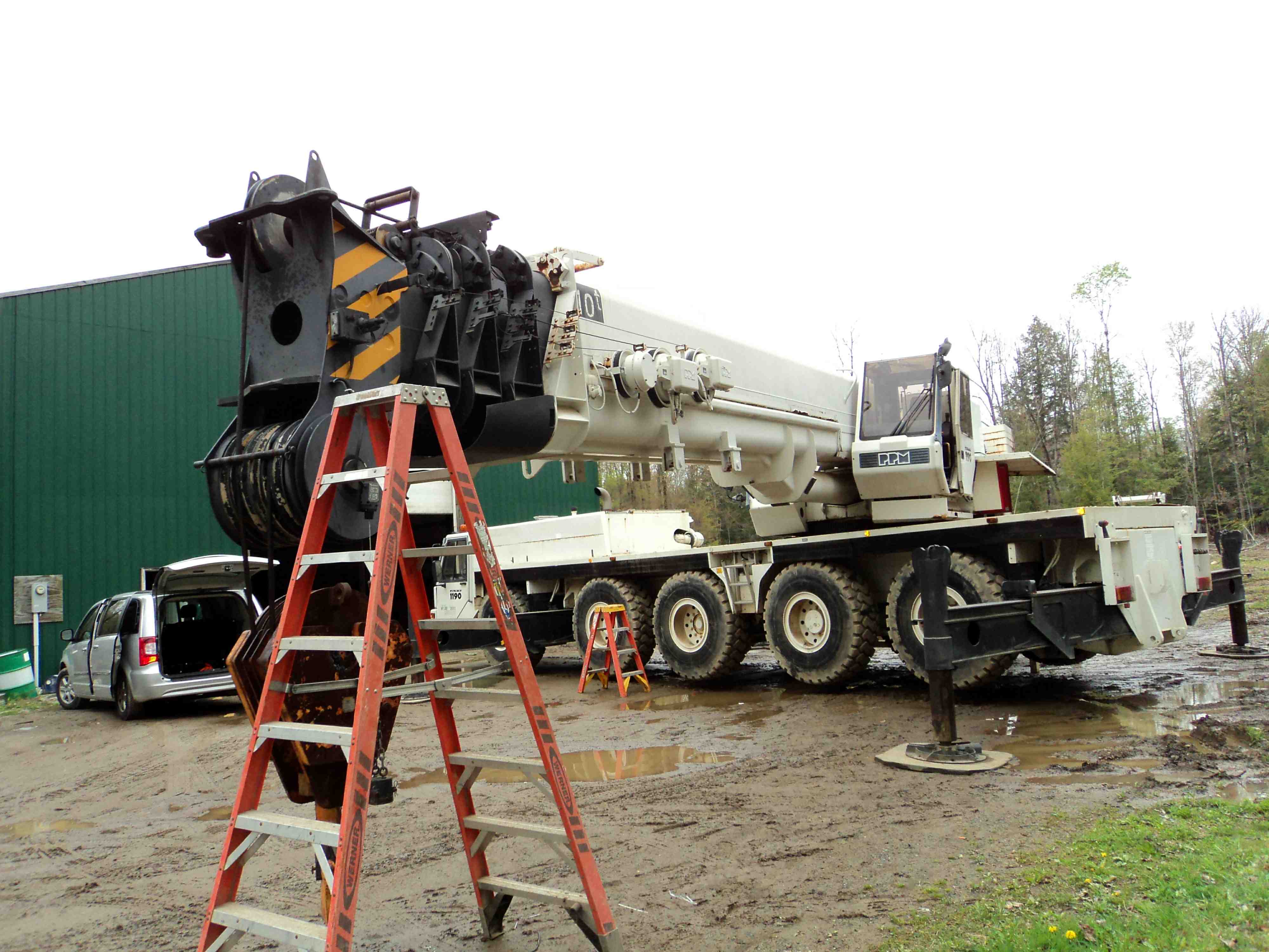 crane repair terex ppm att 1300 1